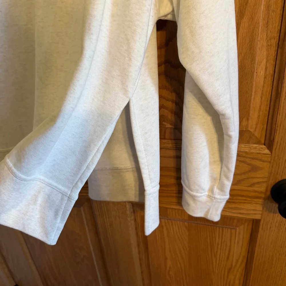 Nike Women’s Zip-Up Cream Sweater with Black Details - Picture 4 of 4